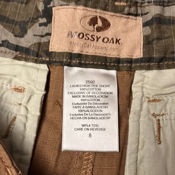 Mossy Oak shorts size 8 - Picture 3 of 5